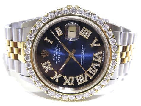 rolex 36mm datejust with diamonds.